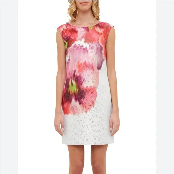 open lace back dress Ted Baker - Pink Women Party/Cocktail Dress
